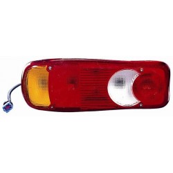 Fanale posteriore arancio bianco rosso guida - sx