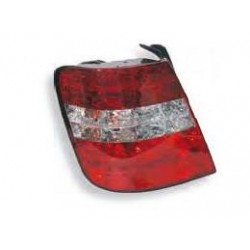 Fanale posteriore bianco rosso guida - sx