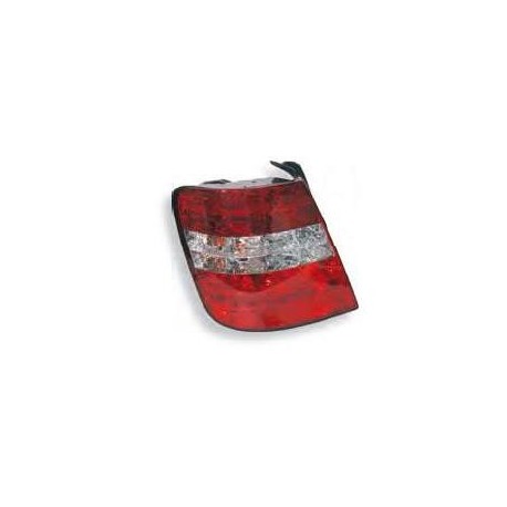 Fanale posteriore bianco rosso guida - sx
