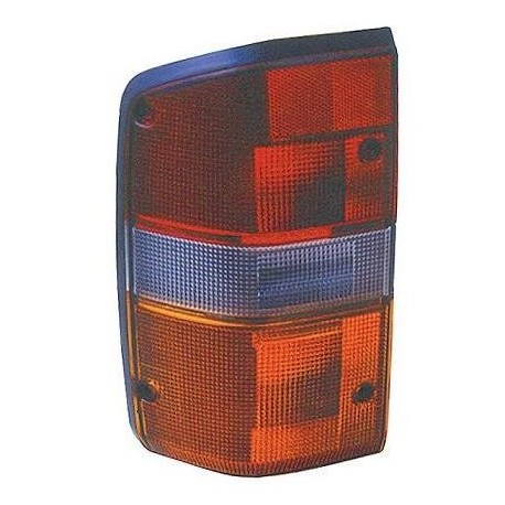 Fanale posteriore bianco rosso guida - sx