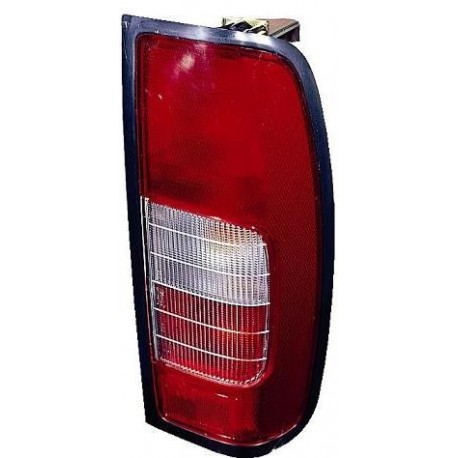 Fanale posteriore bianco rosso con retronebbia passeggero - dx