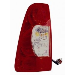 Gruppo ottico posteriore bianco rosso con fondo fume lato sx