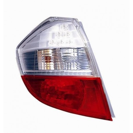 Fanale posteriore bianco rosso a led guida - sx