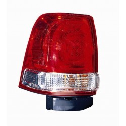 Fanale posteriore esterno a led bianco rosso guida - sx
