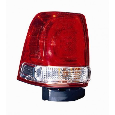 Fanale posteriore esterno a led bianco rosso guida - sx