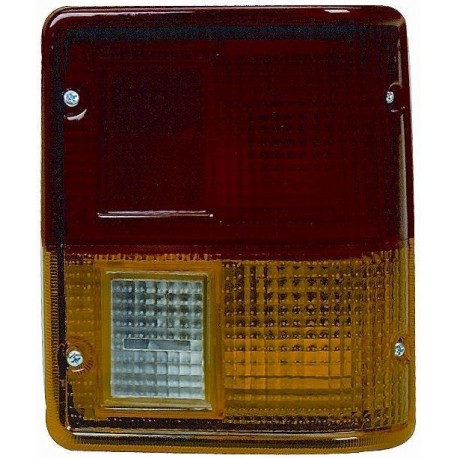 Fanale posteriore bianco arancio rosso guida - sx