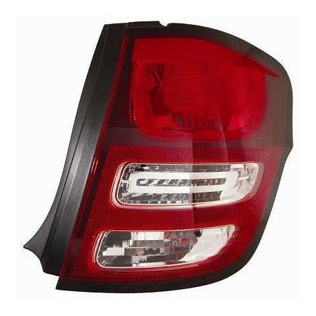 Gruppo ottico posteriore bianco rosso lato sx