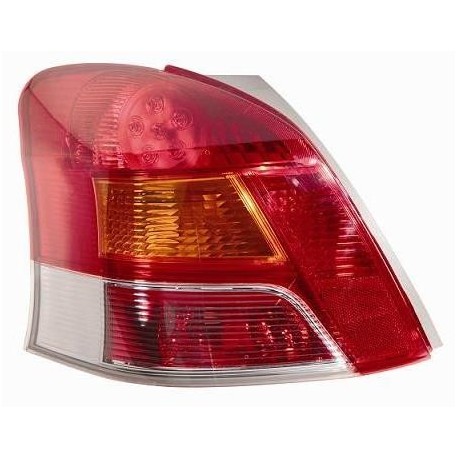 Gruppo ottico posteriore arancio bianco rosso lato sx