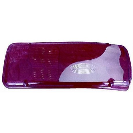 Lente posteriore bianco - rosso passeggero - dx