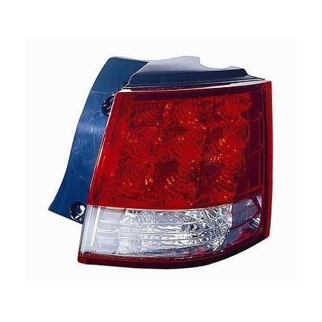 Gruppo ottico posteriore a led bianco rosso lato dx