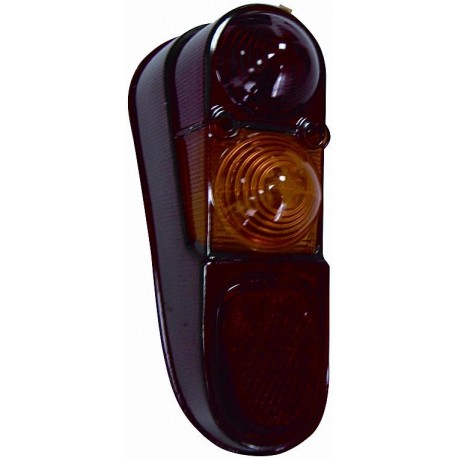 Lente posteriore arancio rosso passeggero - dx