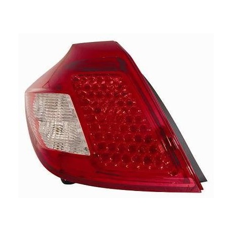 Gruppo ottico posteriore bianco rosso lato sx