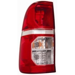 Fanale posteriore bianco rosso guida - sx