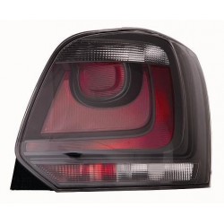 Gruppo ottico posteriore con corpo nero lato dx