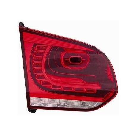 Fanale posteriore interno bianco rosso a led guida - sx