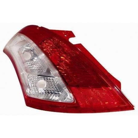 Gruppo ottico posteriore bianco rosso lato sx