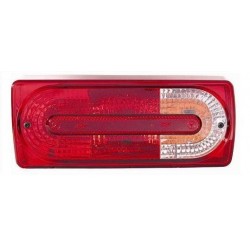 Fanale posteriore bianco rosso guida - sx