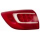 Gruppo ottico posteriore esterno bianco rosso lato sx
