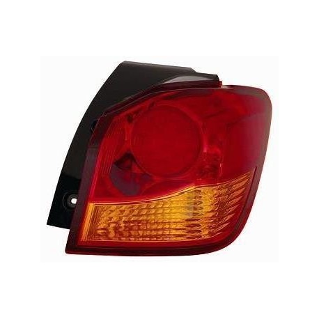 Gruppo ottico posteriore esterno arancio rosso a led lato dx