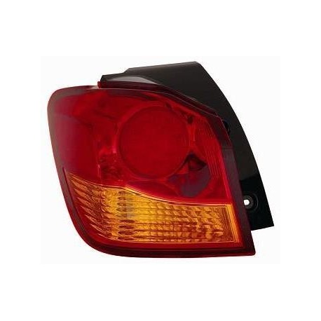 Gruppo ottico posteriore esterno arancio rosso a led lato sx