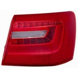 Fanale posteriore bianco rosso a led guida - sx