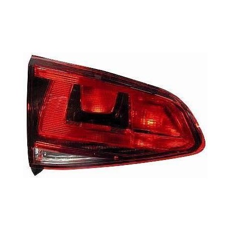 Gruppo ottico posteriore interno bianco rosso con fondo scuro lato sx