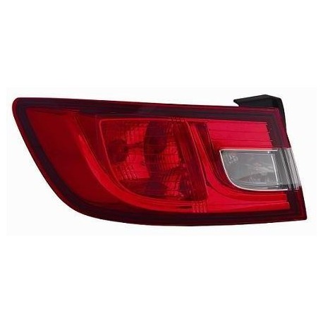 Gruppo ottico posteriore esterno bianco rosso lato dx