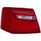Fanale posteriore esterno bianco rosso a led guida - sx