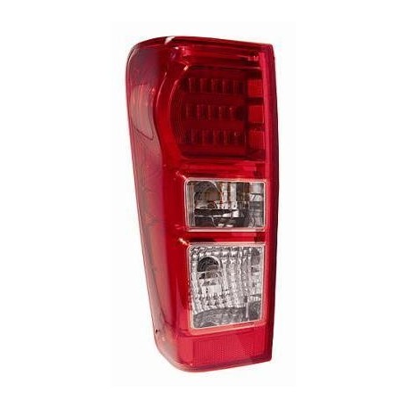 Gruppo ottico posteriore bianco rosso a led versione Kyoto lato sx