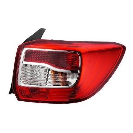 Gruppo ottico posteriore bianco rosso lato sx