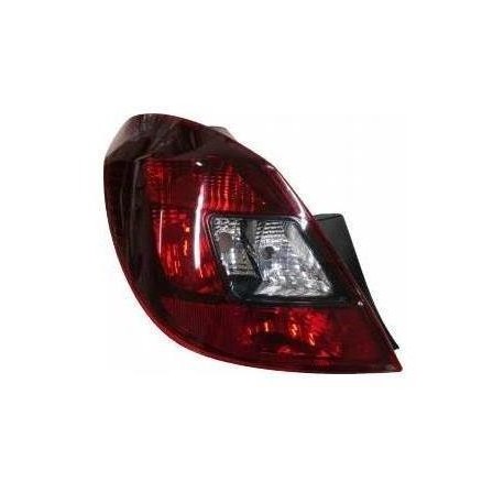 Gruppo ottico posteriore con fondo scuro lato sx