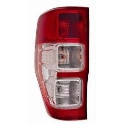 Fanale posteriore bianco rosso guida - sx