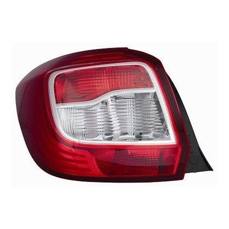 Gruppo ottico posteriore bianco rosso lato sx