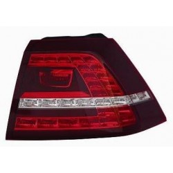 Fanale posteriore bianco rosso a led versione Gtd - Gti passeggero - dx