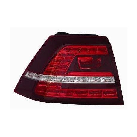 Fanale posteriore bianco rosso a led versione Gtd - Gti guida - sx