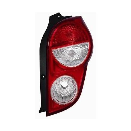 Gruppo ottico posteriore bianco rosso lato dx