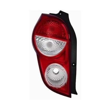 Gruppo ottico posteriore bianco rosso lato sx