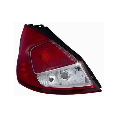 Gruppo ottico posteriore bianco rosso lato sx