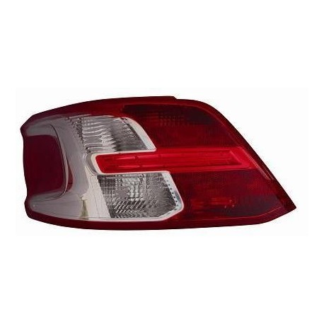 Gruppo ottico posteriore bianco rosso lato sx