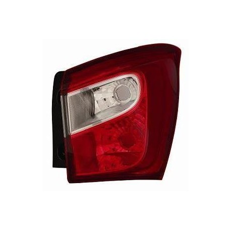 Gruppo ottico posteriore esterno bianco rosso lato dx