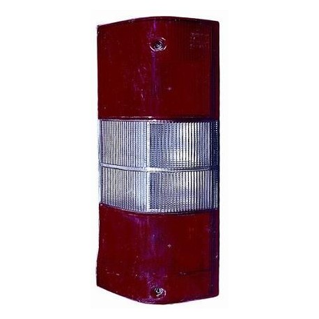 Fanale posteriore bianco rosso guida - sx