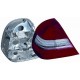Gruppo ottico posteriore bianco fume rosso lato sx