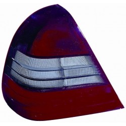 Lente posteriore rosso fume guida - sx