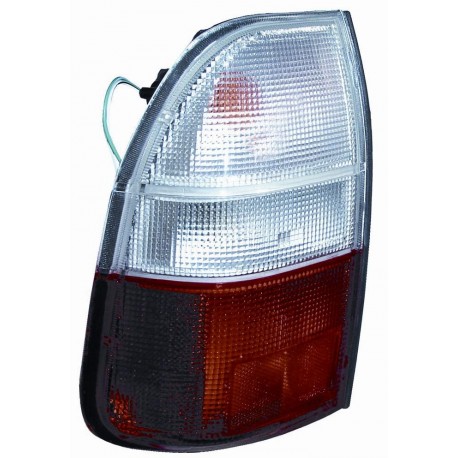 Fanale posteriore bianco rosso guida - sx