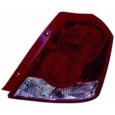 Fanale posteriore bianco rosso passeggero - dx