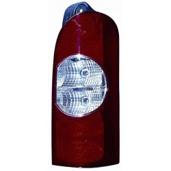 Gruppo ottico posteriore bianco rosso portalampade 4 fori lato dx