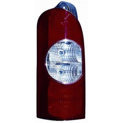 Gruppo ottico posteriore bianco rosso portalampade 4 fori lato sx