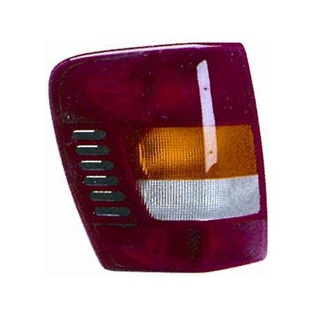 Gruppo ottico posteriore arancio bianco rosso lato dx