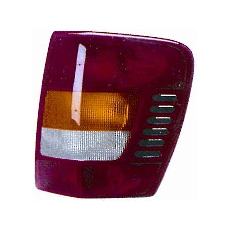 Gruppo ottico posteriore arancio bianco rosso lato sx