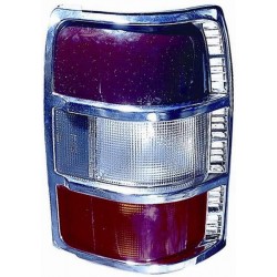 Fanale posteriore con cornice nera passeggero - dx